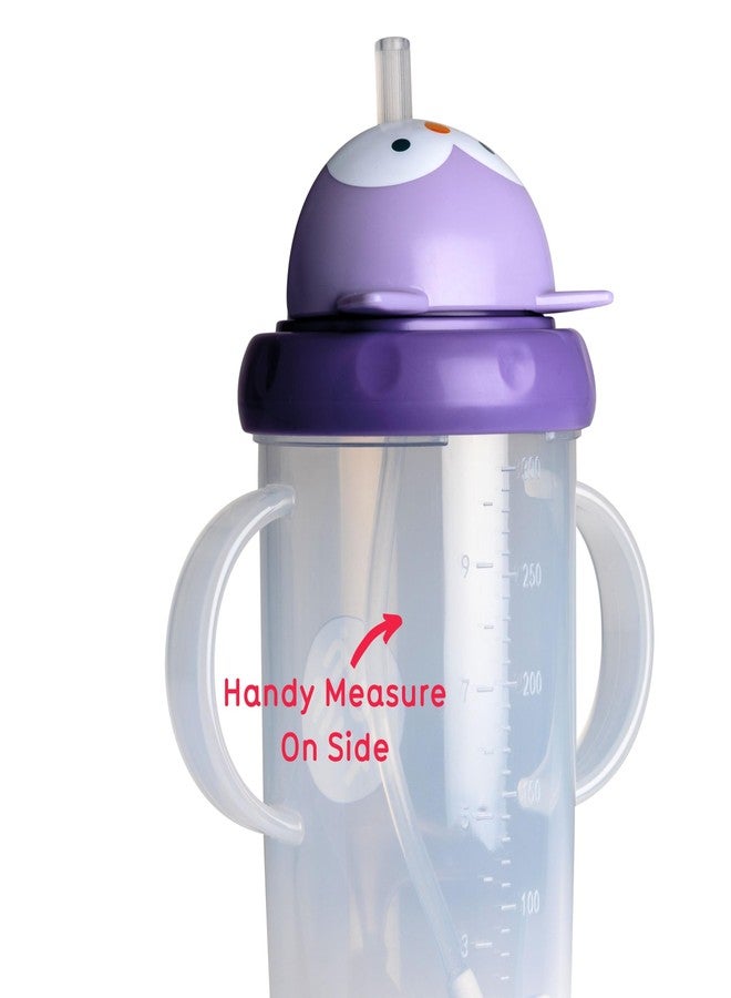 TUM TUM Tippy Up Free Flow Sippy Cup (No Valve), Sippy Cup for Toddlers, BPA Free (Olivia Owl 300ml) - Image 3